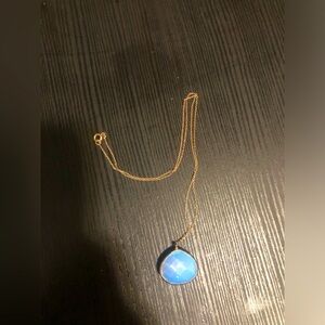 Necklace rainbow bronze pendant